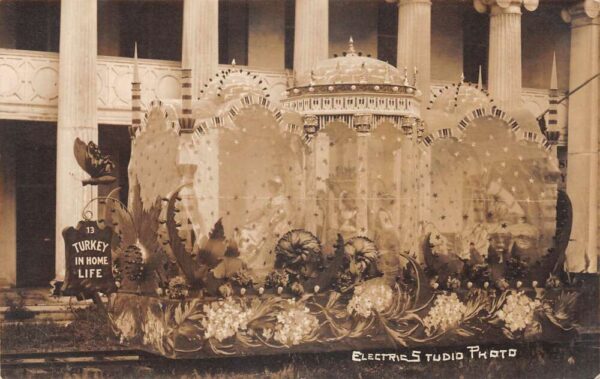 Portland Oregon ? Rose Festival Parade Turkey Float Real Photo Postcard AA81668