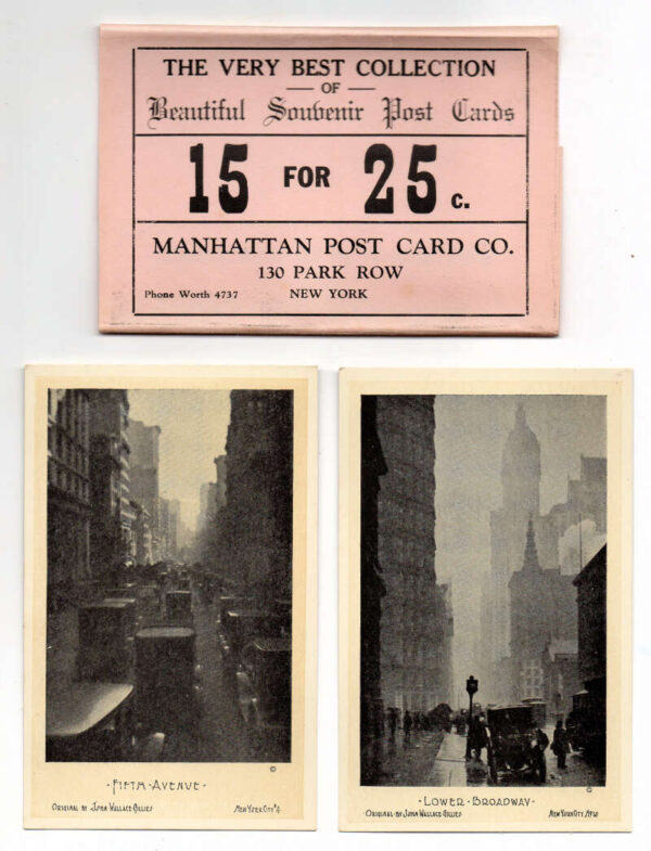 Set of 15 New York City Manhattan Views Bldgs Streets Parks Postcards AA81714