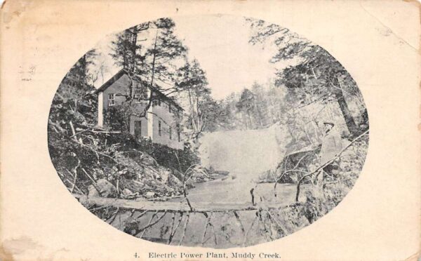 Muddy Creek Maryland Electric Power Plant Vintage Postcard AA81835