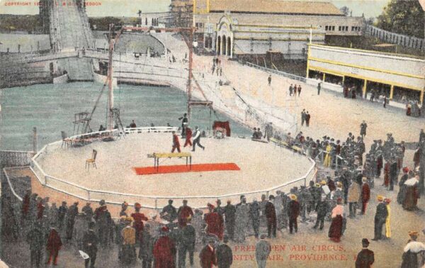 Providence Rhode Island Vanity Fair Amusement Park Open Air Circus PC AA81856