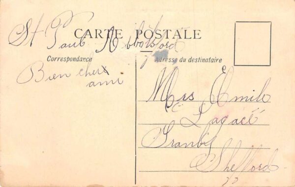 Granby Quebec Canada PA Peltier Library English Academy Vintage Postcard AA81867 - Image 2
