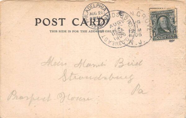 Fitman New Jersey Lovers Lane Scenic View Vintage Postcard AA81872 - Image 2