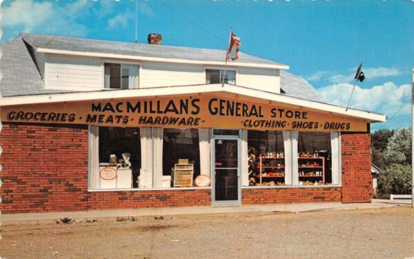 Whitney Ontario Canada MacMillan's General Store Vintage Postcard AA81892