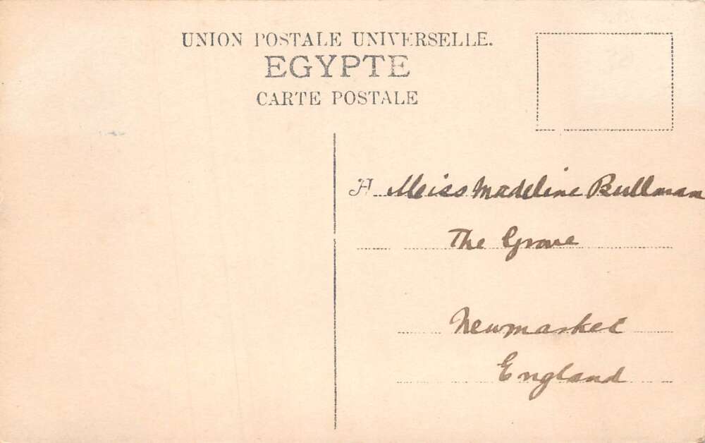 Cairo Egypt Memphis Scenic View Tinted Real Photo Postcard AA81947 - Image 2