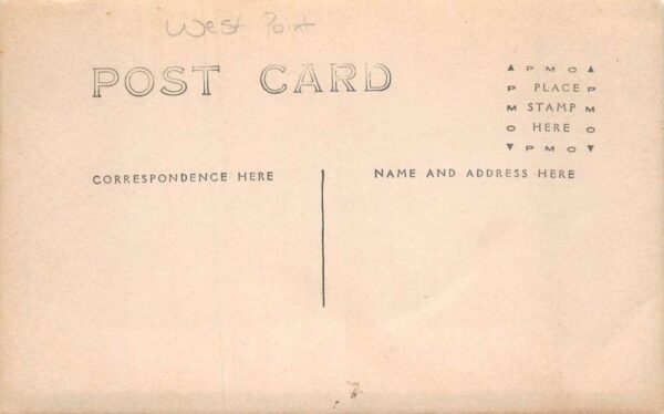 West Point New York Practice March Real Photo Vintage Postcard AA82093 - Image 2