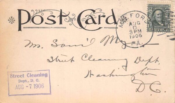 Milford Pennsylvania Hotel Schanno Vintage Postcard AA82110 - Image 2