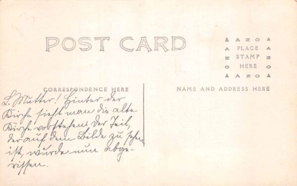 St John Evangelical Church Cass TP Real Photo Vintage Postcard AA82122 - Image 2