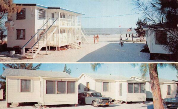 Sanibel Island Florida Funk's Golf Beeze Cottages Vintage Postcard AA82237