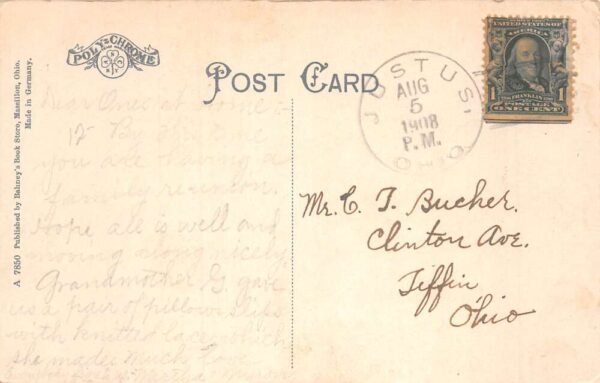 Massillon Ohio The Massillon Band Musicians Vintage Postcard AA82265 - Image 2