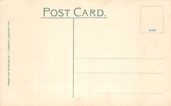Arnprior Ontario Canada Presbyterian Church Vintage Postcard AA93459 - Image 2
