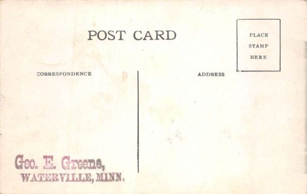 Waterville Minnesota Mammoth Dept Store Third St Vintage Postcard AA93472 - Image 2