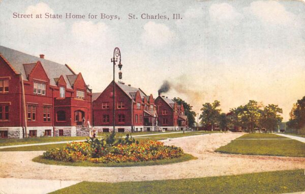St Charles Illinois State Home for Boys Vintage Postcard AA93696