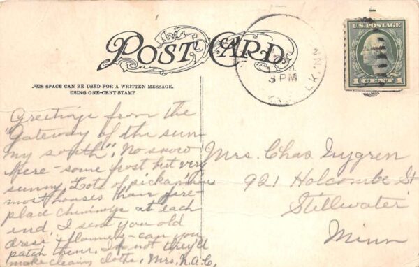Nashville Tennessee Masonic Home Vintage Postcard AA93697 - Image 2