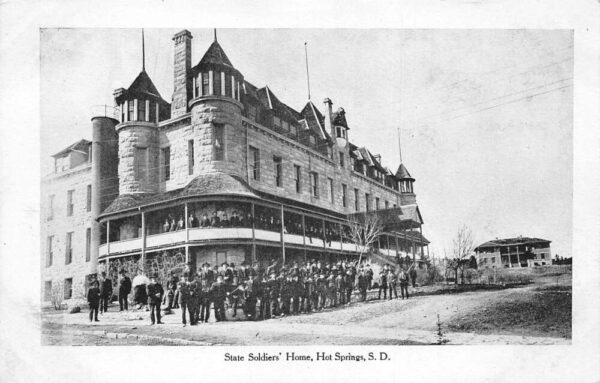 Hot Springs South Dakota State Soldiers Home Vintage Postcard AA93974