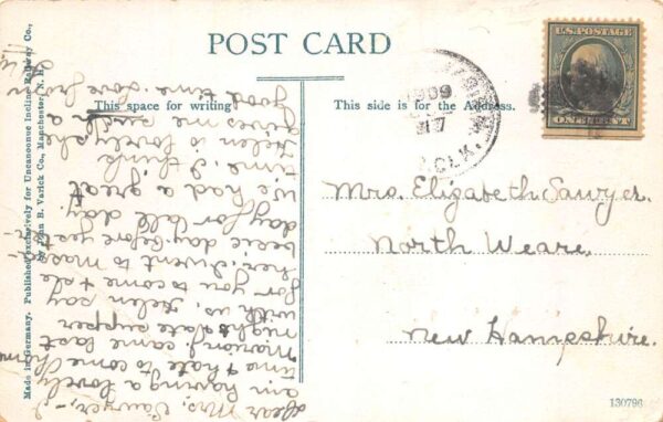 Uncanoonuc Mt New Hampshire Boston Northern Trolley Cars Postcard AA94650 - Image 2