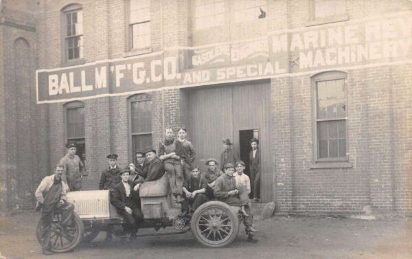 Stamford Connecticut Ball Mfg Co Gasoline Macinery Co Real Photo PC AA95944