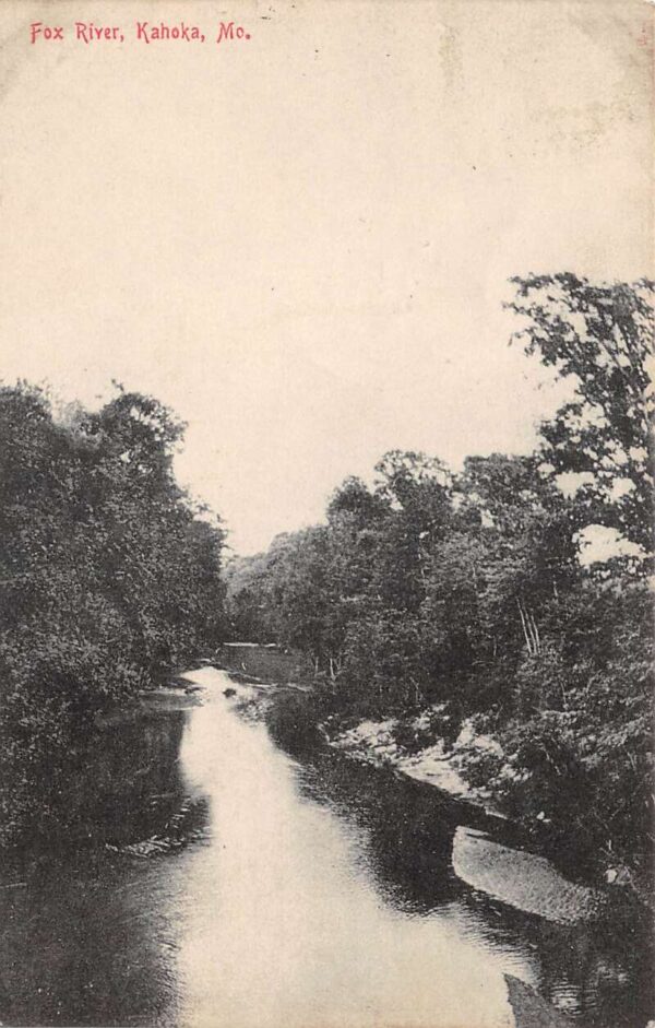 Kahoka Missouri Fox River Scenic View Vintage Postcard AA96532