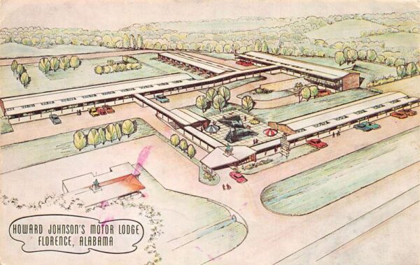 Florence Alabama Howard Johnsons Motor Lodge Vintage Postcard AA92868
