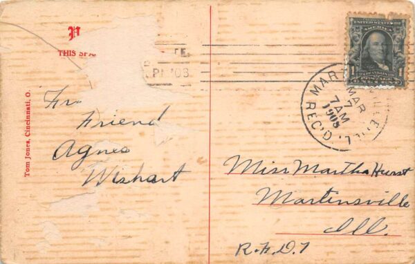 Terre Haute Indiana The Rose Orphans Home Vintage Postcard AA92930 - Image 2