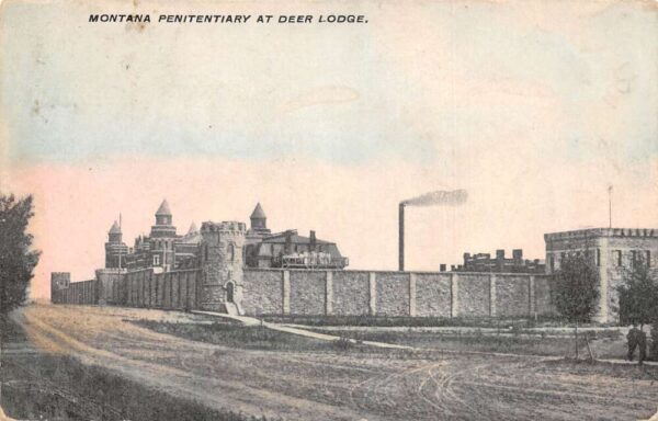 Deer Lodge Montana State Penitentiary Vintage Postcard AA93247
