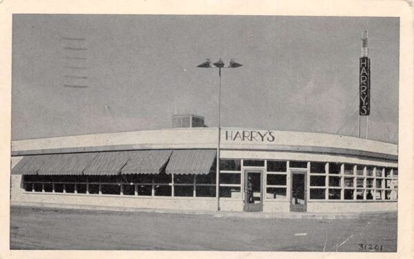Billings Montana Harry's Drive Inn Vintage Postcard AA93249