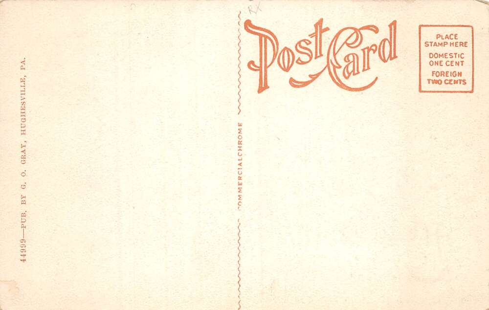 Hughesville Pennsylvania Hotel Rohrhirsch Vintage Postcard AA94368 - Image 2