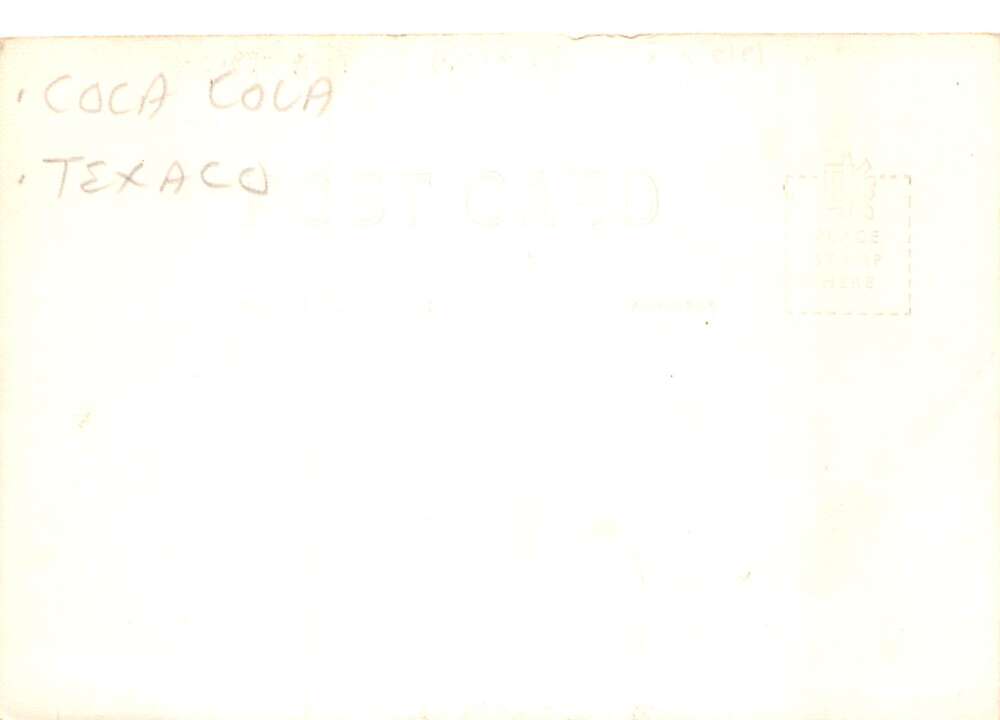 Little Marais Minnesota Finche's Resort Texaco Coke Signs Real Photo PC AA94406 - Image 2