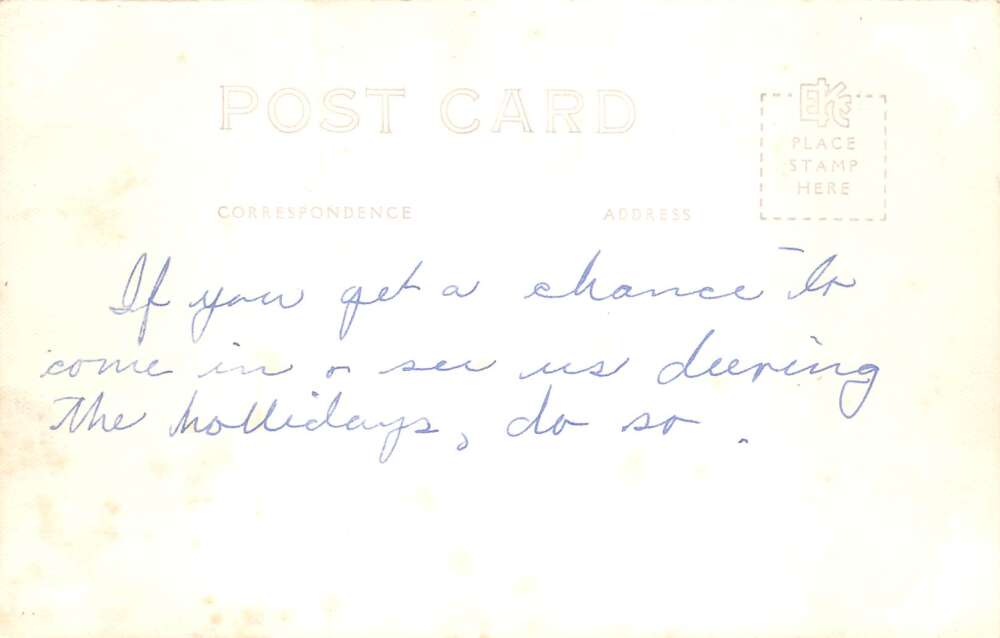 Ellensburg Washington Street Scene Drug Store and Bus Real Photo PC AA95405 - Image 2