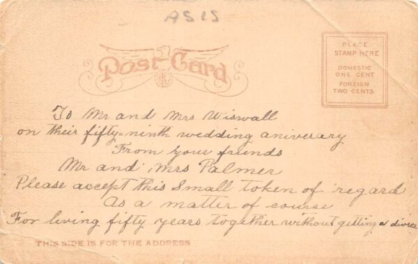 Dartford Wisconsin Court House Vintage Postcard AA96913 - Image 2