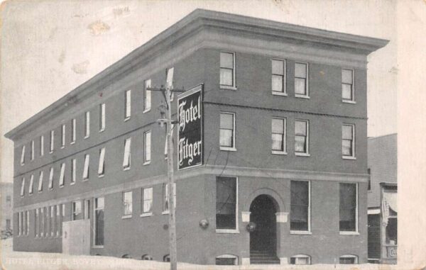 Bovey Minnesota Hotel Fitger Vintage Postcard AA96966