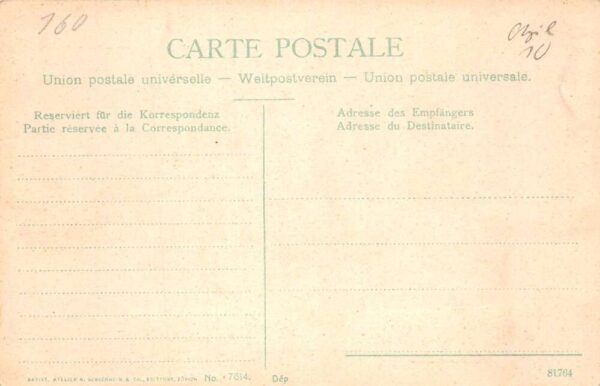 Affoltern am Albis Switzerland Birds Eye View Vintage Postcard AA97827 - Image 2