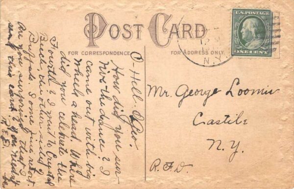 Baseball Greetings "Nice Curves" Lady Pitcher Sports Vintage Postcard AA97879 - Image 2