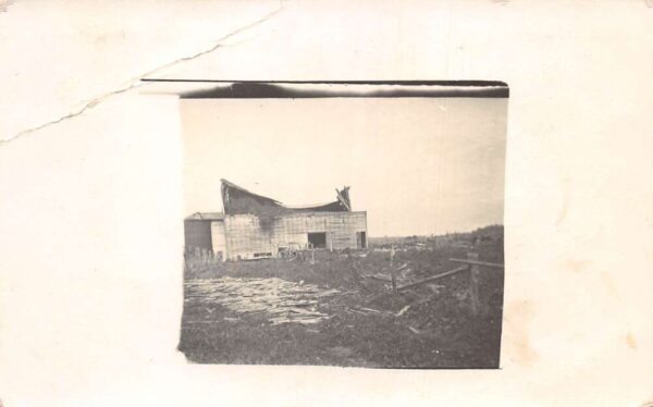 Madge Wisconsin Tornado Disaster? Home Ruins Real Photo Postcard AA98046