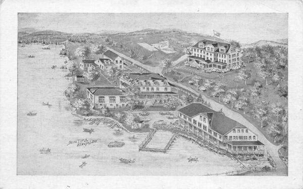 Kenoza Lake New York Friendship Chateau Vintage Postcard AA98200