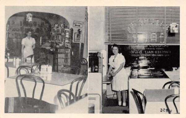 Manchester Tennessee Welcome Inn Interior View Waitress Postcard AA98298