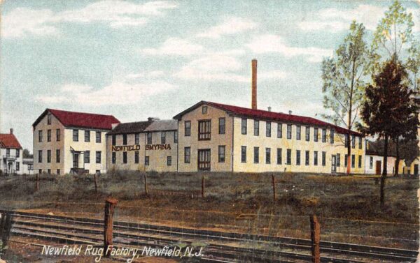 Newfield New Jersey Newfield Rug Factory Vintage Postcard AA98368