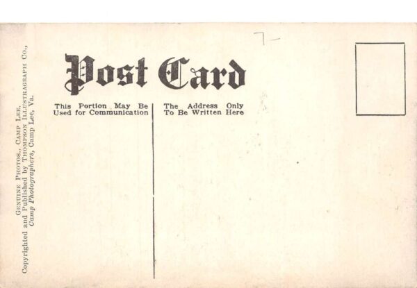 Camp Lee Virginia Veterinary School Trick Roper Rodeo Postcard AA98376 - Image 2