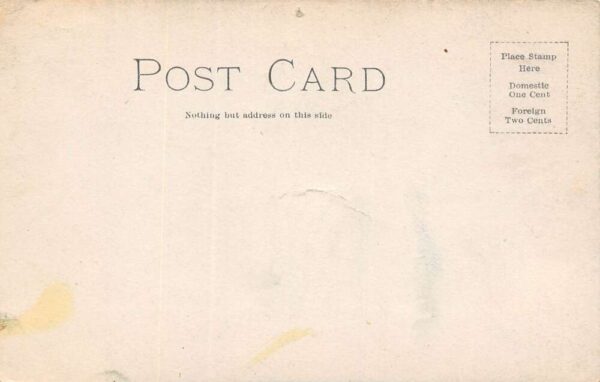 Crawfordsville Indiana Lew Wallace House, Undivided Back, Vintage PC U22367 - Image 2
