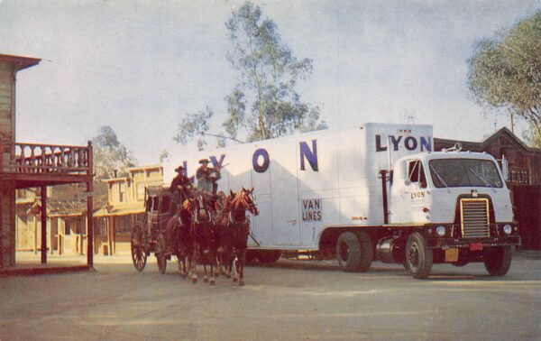 Buena Park California Lyon Van Lines,Knott's Berry Farm,Ghost Town, PC U22523