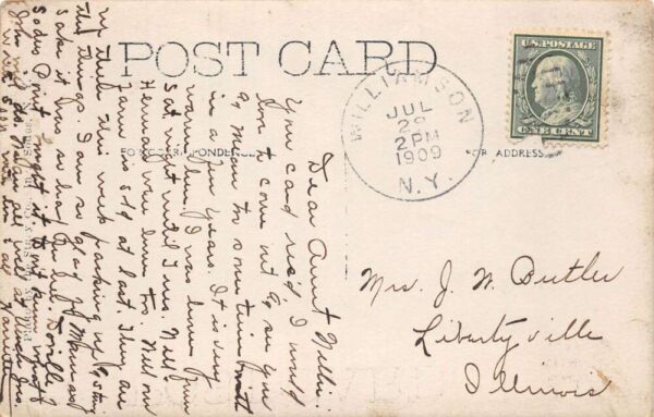 Williamson New York Gordon General Store Real Photo Vintage Postcard AA98489 - Image 2