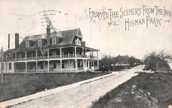 Higman Park Michigan The Inn Vintage Postcard AA98516