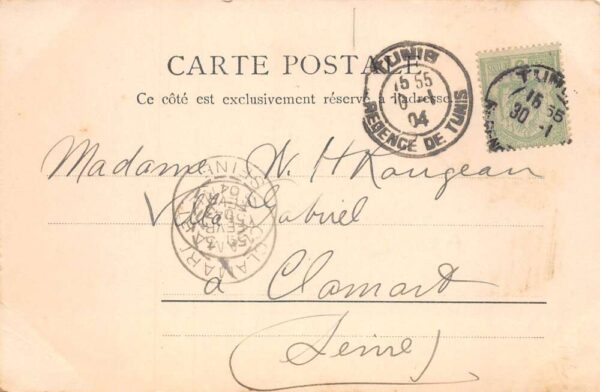 Tunis Tunisia Sidi Mohamed el Hadi Bey de Tunis Sultan Royalty Postcard AA98557 - Image 2