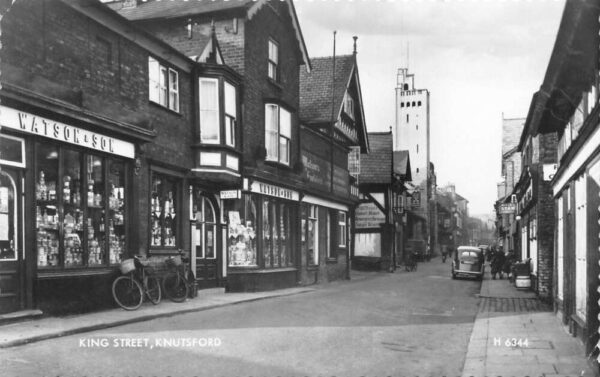 Knutsford England King Street Real Photo Vintage Postcard AA90206