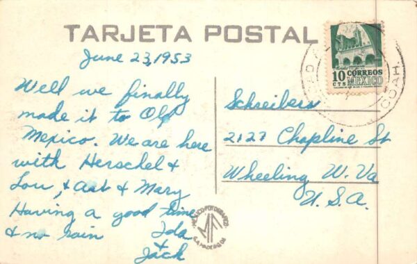 Acuna Mexico Bullfighter Real Photo Vintage Postcard AA90215 - Image 2