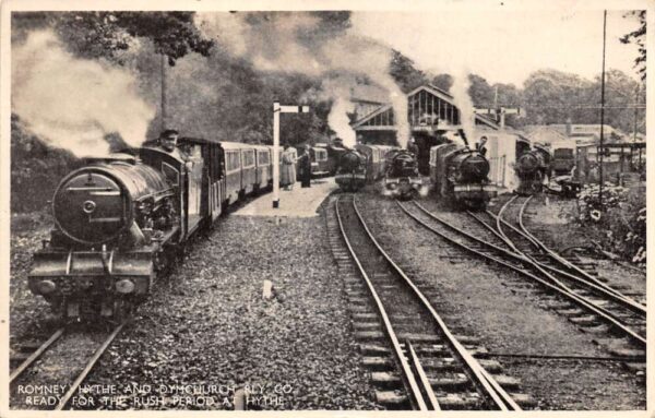 Hythe England Romney Hythe Dymchurch Railway Station Real Photo PC AA90224