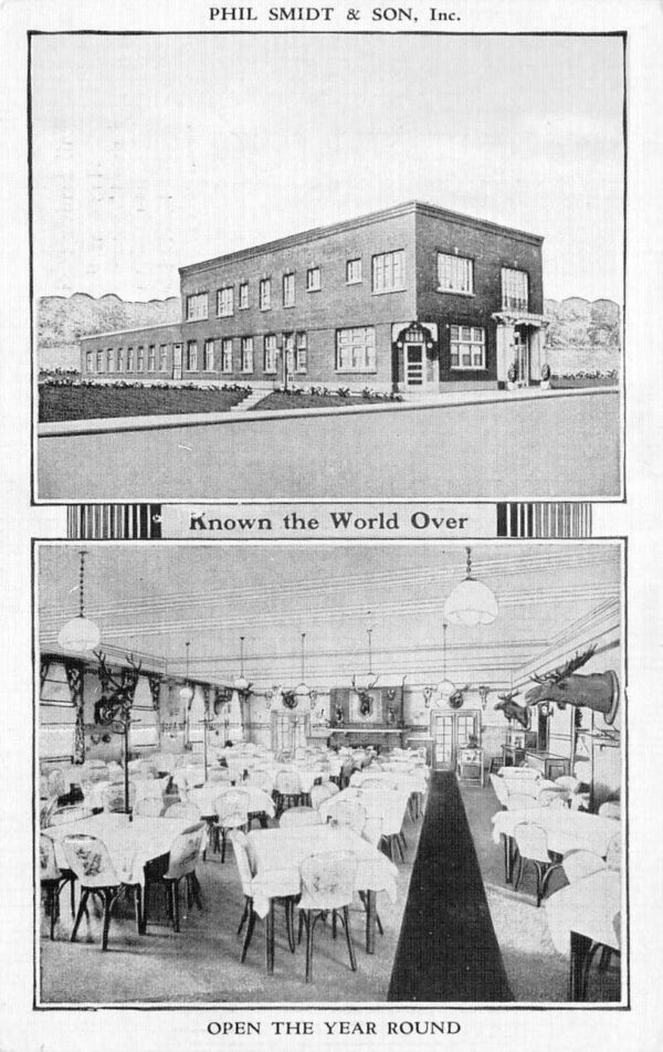 Roby Indiana Phil Smidt and Son Restaurant and Dining Room Postcard AA90229