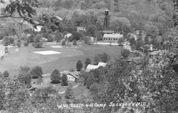 Weston West Virginia Jacksons Mill State 4H Camp Real Photo Postcard AA90234