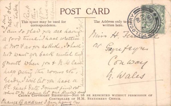WW1 Captured German UC5 Mine Laying Submarine Vintage Postcard AA90254 - Image 2