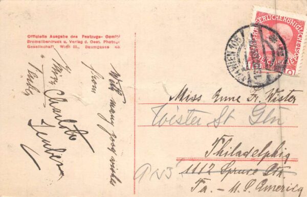 Oberosterreich Upper Austria Women and Men Real Photo Vintage Postcard AA90255 - Image 2
