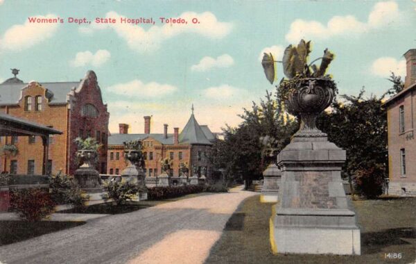 Toledo Ohio State Hospital Womens Dept Vintage Postcard AA90542